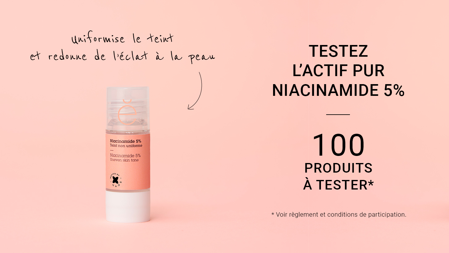 Test produit Actif pur Niacinamide 5%